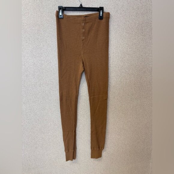 Hanes Re/Done Womens‎ Size S Thermal Henley Legging base layer outdoors nwt - Picture 1 of 5